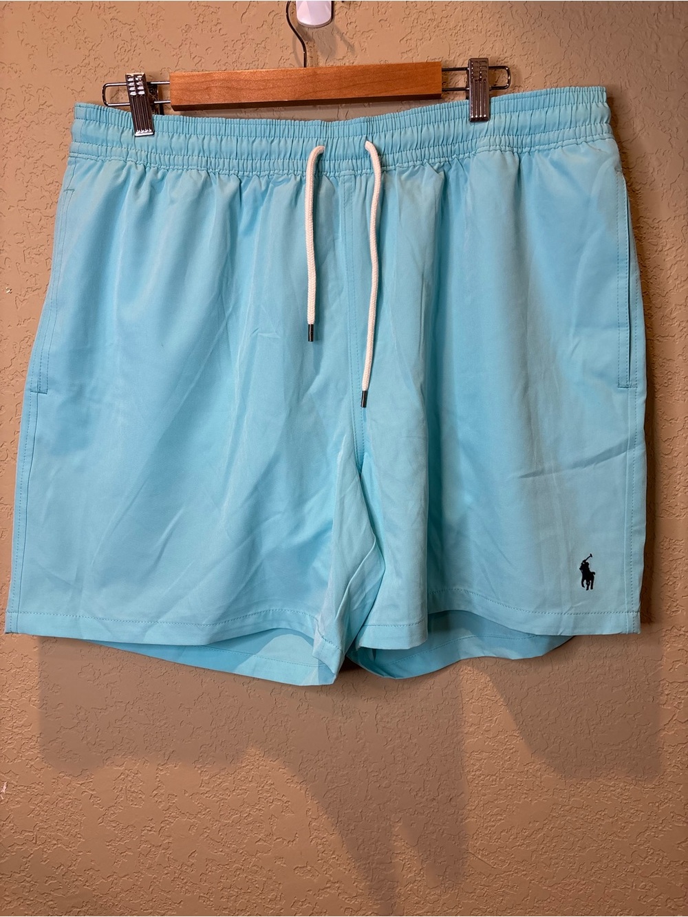 Polo by Ralph Lauren Aqua Blue Men's Swim Trunks